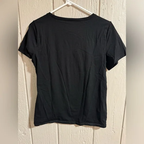 Ann Taylor black short sleeve T-shirt size small - Picture 3 of 5
